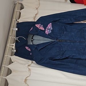 COPY - La Perla, made in Italy Blue Denim jeans and structured jacket  and pant…